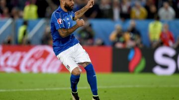 El italiano Simone Zaza protagonizó uno de los momentos más embarazosos de la Euro 2016.