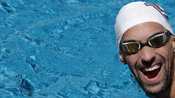Michael Phelps está disfrutando al máximo el previo al arranque de las Olimpiadas.