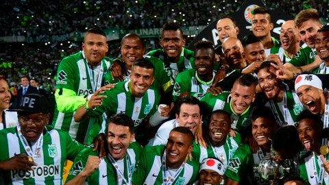 Atlético Nacional, campeón 2016 de la Copa Libertadores.