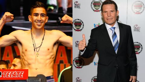 Leo Santa Cruz y Julio Cesar Chavez