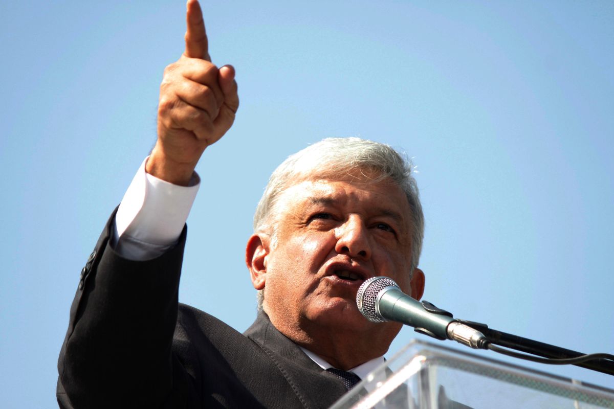 Andrés Manuel Lopez Obrador, titular del partido Morena.