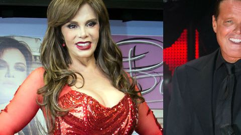 Lucía Méndez y Luis Miguel.