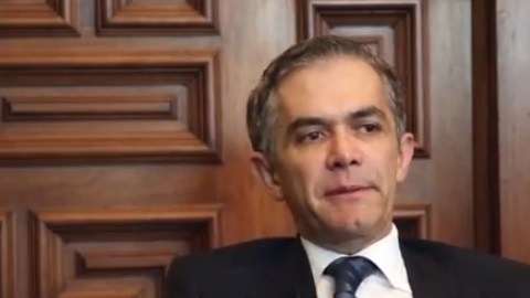 Miguel Ángel Mancera, alcalde de la Ciudad de México.