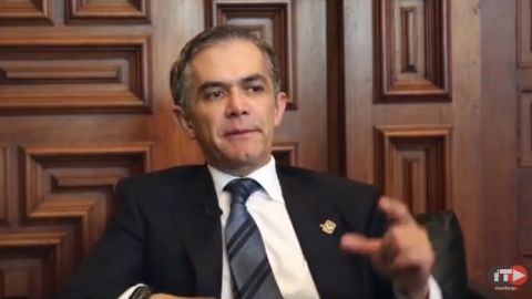 Miguel Ángel Mancera, alcalde de la Ciudad de México.