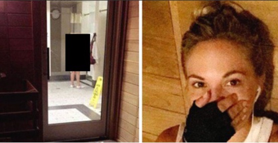 Dani Mathers, modelo de Playboy, publicó la foto en Snapchat, burlándose del cuerpo de la víctima.