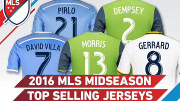 MLS 2016 Top 5 Selling Jersey