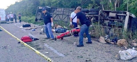 Accidente carretero en México.