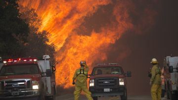 El incendio Sand ya consumió más de 37,000 acres de terreno y está controlado en un 25%. /GETTY IMAGES
