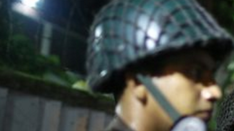 La Policía local intenta negociar la situación.