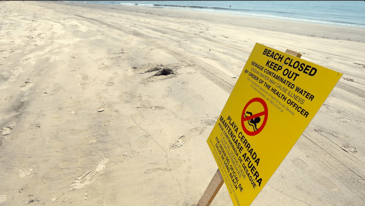 Playas de Long Beach y Orange se encuentran cerradas.
