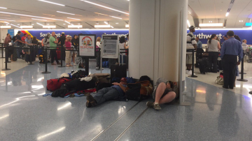 Cientos de pasajeros se encuentran varados en LAX por un problema técnico.