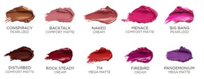Estos son nuevos tonos creados para la línea de labiales Vice Lipstick de Urban Decay.