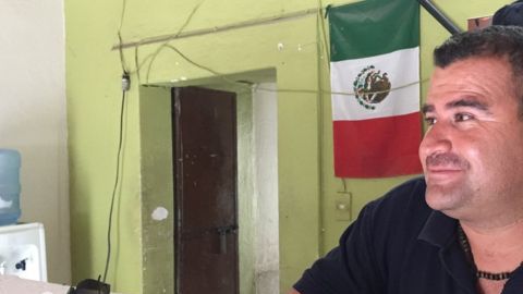José de la Luz Rodríguez es desde hace un año el único policía del municipio de Tepetongo, Zacatecas.