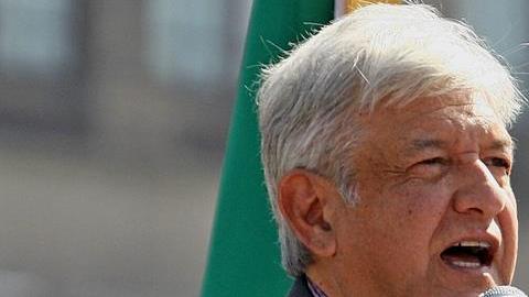 Andrés Manuel López Obrador, lider izquierdista.