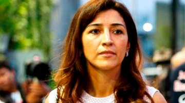 Bernie Ecclestone con su mujer, Fabiana Flosi.