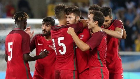 Argentina abrió con el pie izquierdo el torneo olímpico. Portugal le metió dos.