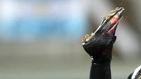 Giovanni Simeone de Argentina en acción ante Portugal.