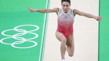 Oksana Chusovitina, la uzbeka que participa en la gimnasia de Río 2016, sus séptimos Juegos Olímpicos.
