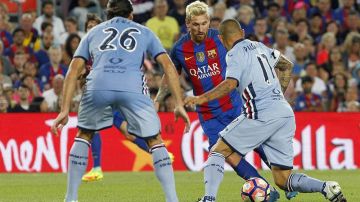 Lionel Messi regresó con ganas de hacer goles en el Camp Nou.