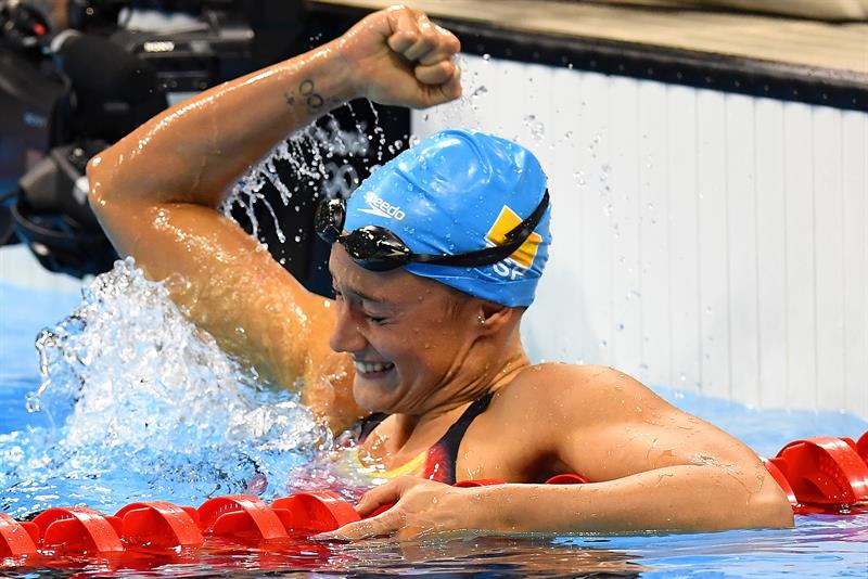 Mireia Belmonte ganó el primer oro para sEspaña en natación desde Barcelona 92.