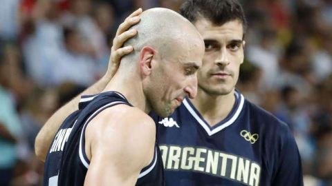 Manu Ginobili y su profunda tristeza tras ser eliminada la Argentina de Río 2016.