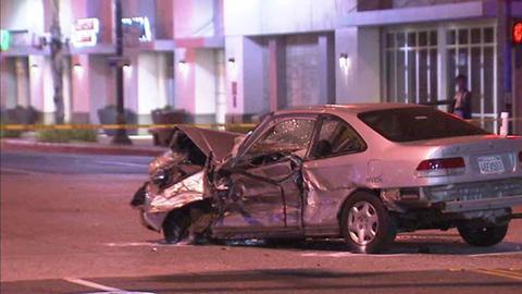 La Policía eventualmente detuvo a Abundio Flores Ramón de 21 años, quien enfrenta cargos de manejar y chocar bajo la influencia y darse a la fuga después de un accidente. El residente de El Monte tenía una fianza de $100,000 dólares. /ABC7