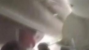 La desesperación y el miedo de las personas que viajaban en el vuelo EK521 era evidente.