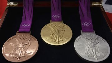 Medallas de Londres 2012.