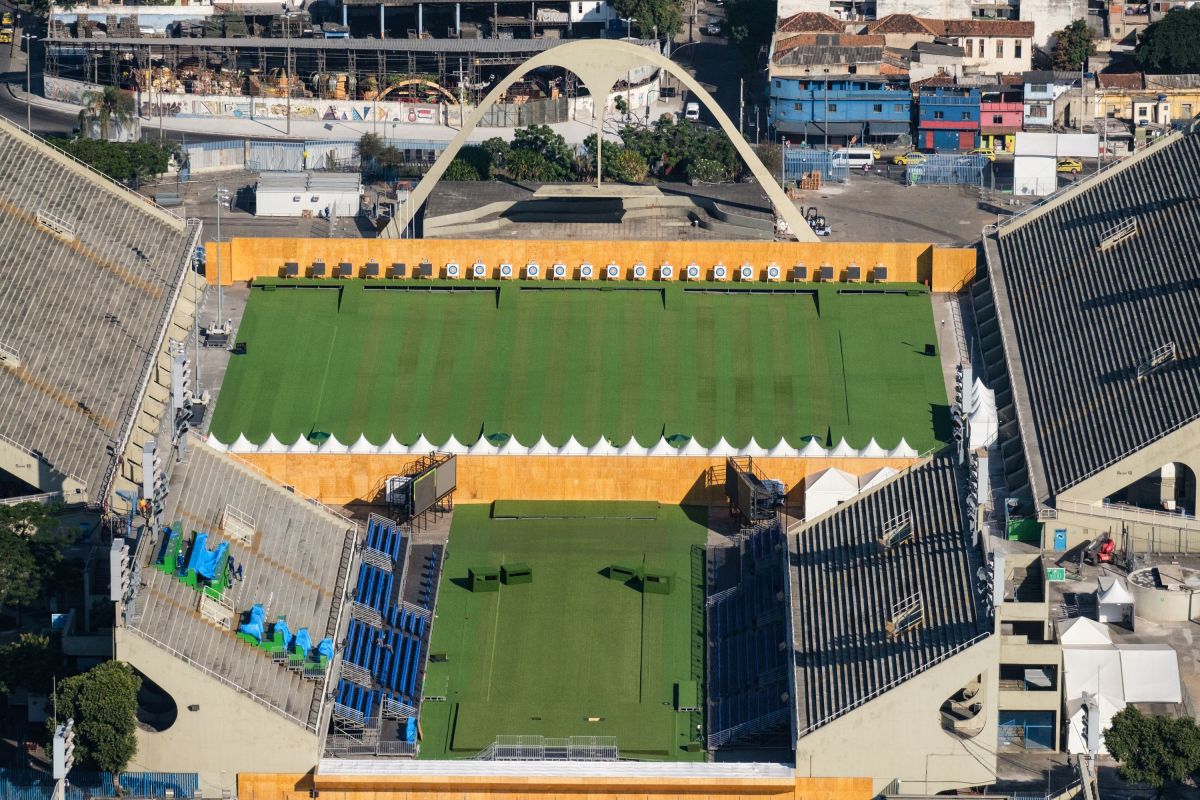 El Sambodromo es una de las sedes olímpicas más curiosas. La tradicional casa del carnaval de Río recibirá el tiro con arco y el maratón.