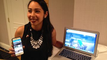 Sarahí Espinoza, de 26 años, creó la aplicación para estudiantes indocumentados.