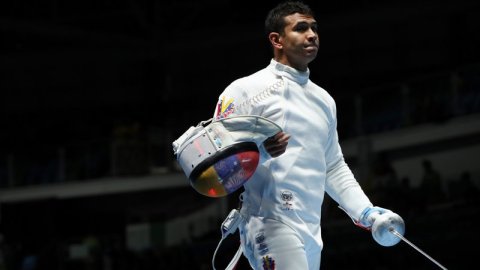 Rubén Limardo no pudo refrendar para Venezuela el título olímpico en esgrima ganado hace cuatro años en Londres.