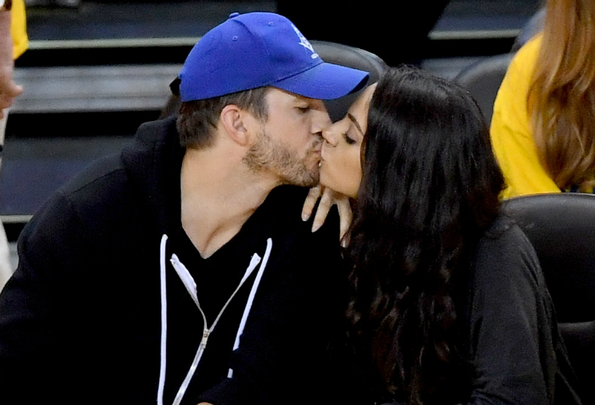 ashton kutcher demi moore kiss