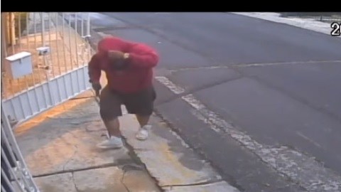 El hecho quedó grabado en video.
