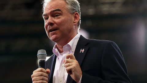 Tim Kaine, candidato a la vicepresidencia. Getty Images.