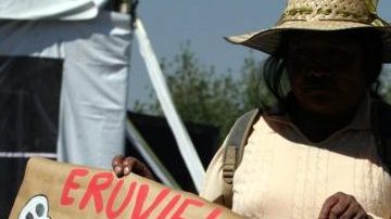 Los habitantes de San Salvador Atenco se mantienen firmes en la defensa de sus tierras hasta hoy.