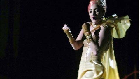 Gaga fue la encargada de entonar el himno de Estados Unidos en el Super Bowl 50.