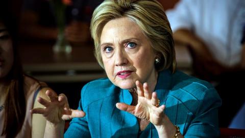 Hillary Clinton, candidata demócrata a la presidencia de EEUU.