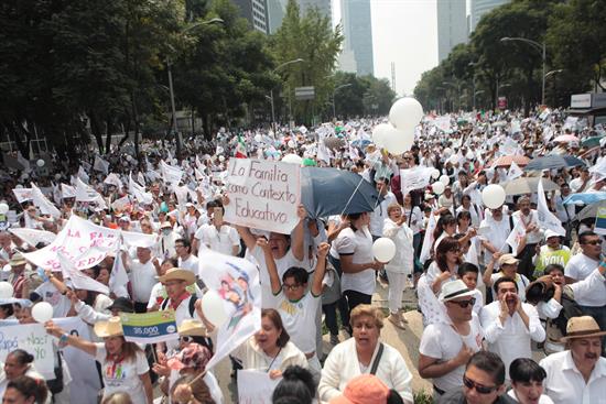Según los organizadores, más de 200 mil personas participaron en la marcha.