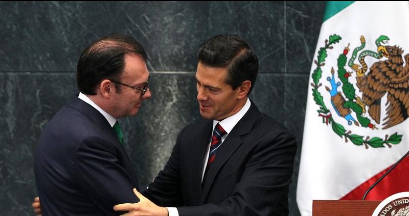 Luis Videgaray y Enrique Peña Nieto.