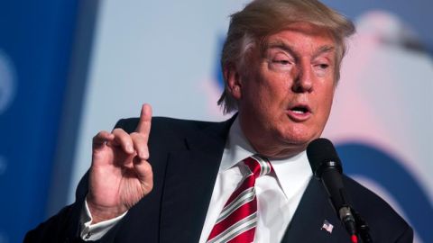 Donald Trump, candidato republicano a la presidencia de EEUU.