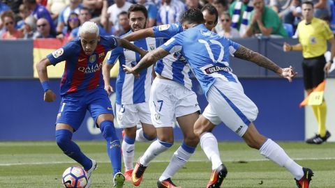 Neymar y su talento ante el Leganés.