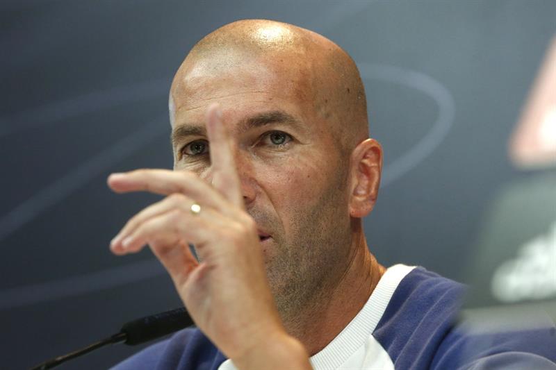 Zinedine Zidane, técnico del Real Madrid, ofreció una conferencia de prensa.