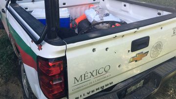 Un vehículo del INM fue atacado para secuestrar a migrantes en Oaxaca.