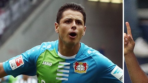 Chicharito y Marco Fabian