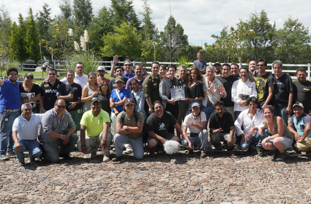 Todo el equipo de producción que conforma "El Chema"