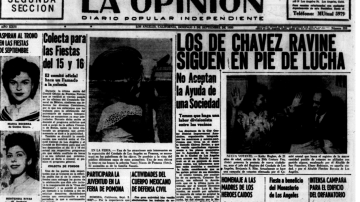 Así cubrió La Opinión los desalojos de Chavez Ravine. (Archivos/La Opinión)
