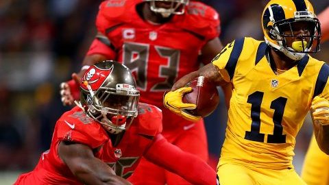 Tavon Austin (11) es el jugador más explosivo que tiene la ofensiva de los Rams y el domingo tratará de demostrarlo en su primer juego en Los Ángeles.