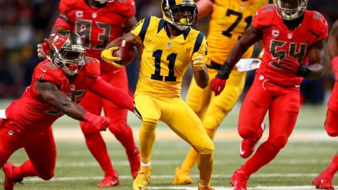 Tavon Austin (11) es el jugador más explosivo que tiene la ofensiva de los Rams y el domingo tratará de demostrarlo en su primer juego en Los Ángeles.