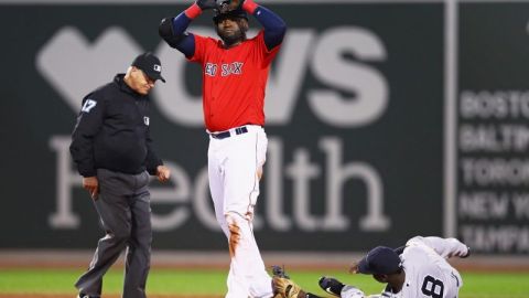 David Ortiz fue uno de los que lastimaron mucho a los Yankees en la serie de fin de semana en Fenway Park.