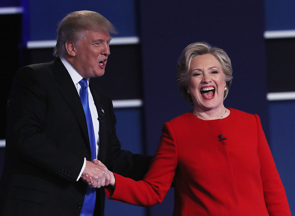 Los candidatos Hillary Clinton y Donald Trump se midieron en Hofstra University. Spencer Platt/Getty Images